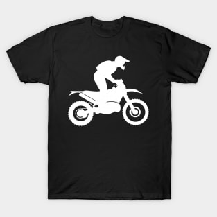 Trail Rider Silhouette-White T-Shirt